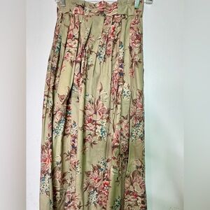 Vintage circa 1980s women’s long floral skirt